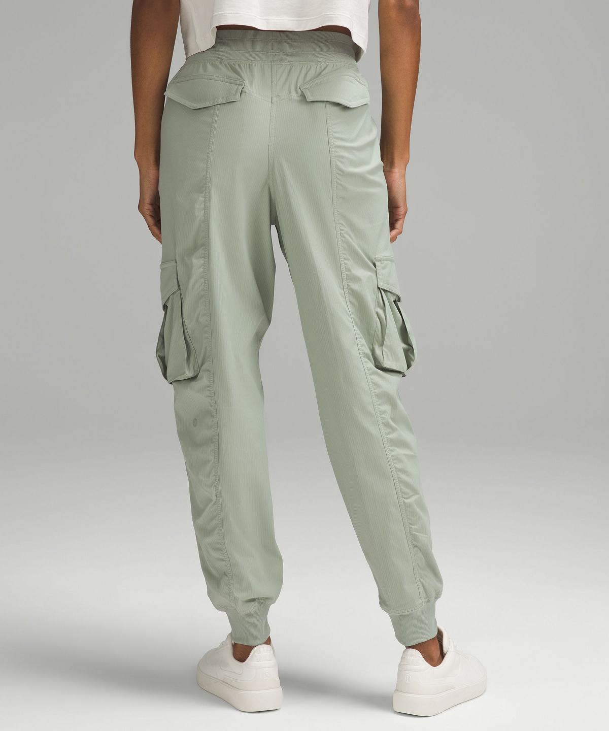 Pantalon Lululemon Dance Studio Relaxed-Fit Mid-Rise Cargo Femme Vert | FR_LuLu18963