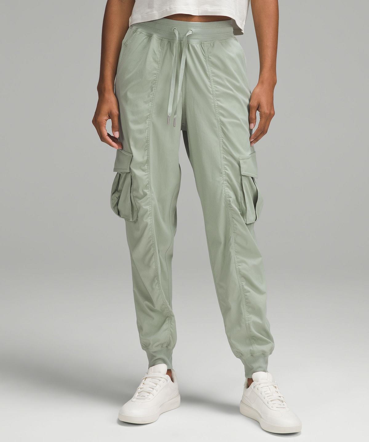 Pantalon Lululemon Dance Studio Relaxed-Fit Mid-Rise Cargo Femme Vert | FR_LuLu18963