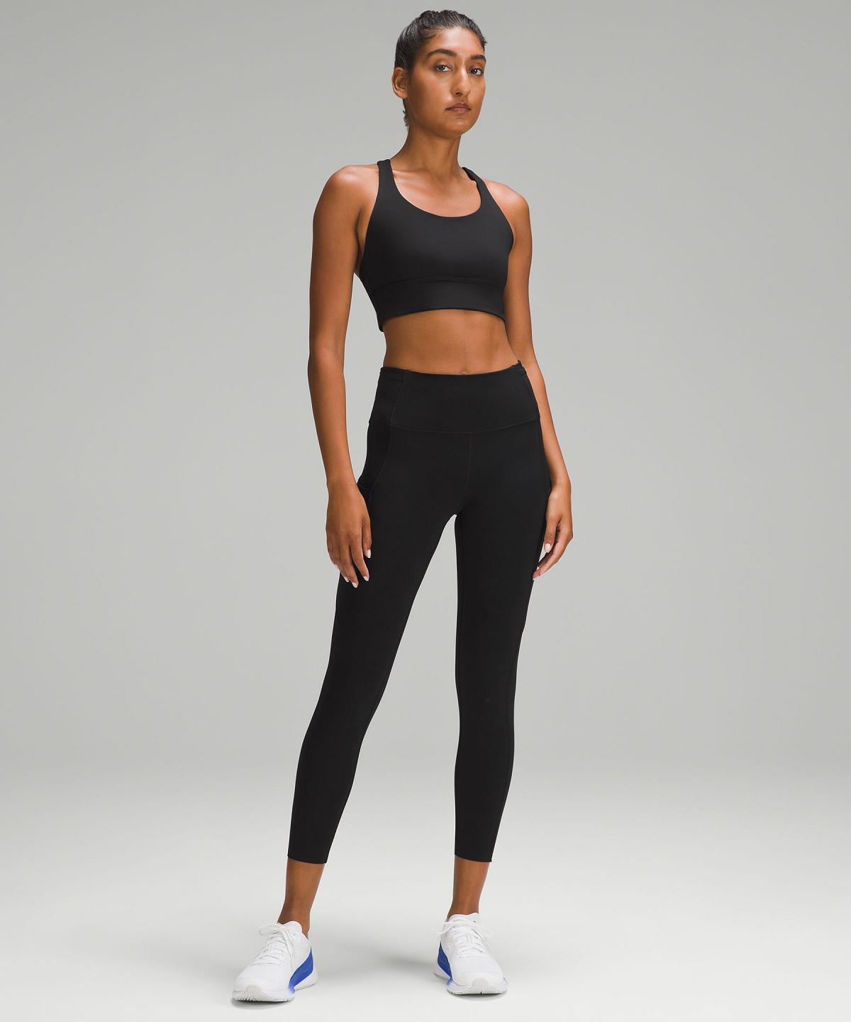 Pantalon Lululemon Fast and Free High-Rise Tight 25" Femme Noir | FR_LuLu87223