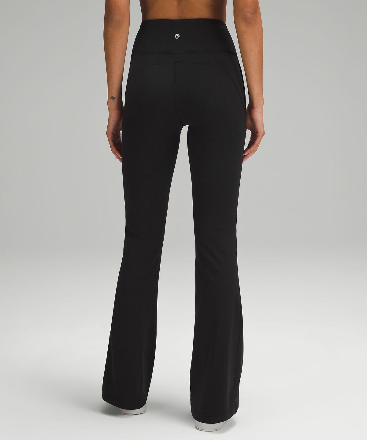 Pantalon Lululemon Groove High-Rise Flaredwith Pockets 32.5" Femme Noir | FR_LuLu45808