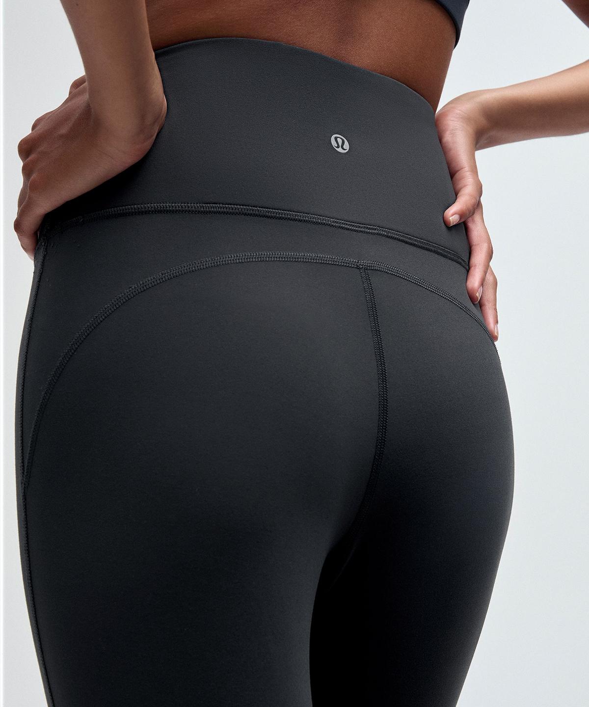 Pantalon Lululemon Groove Nulu Super-High-Rise Flared Femme Grise Foncé | FR_LuLu82440