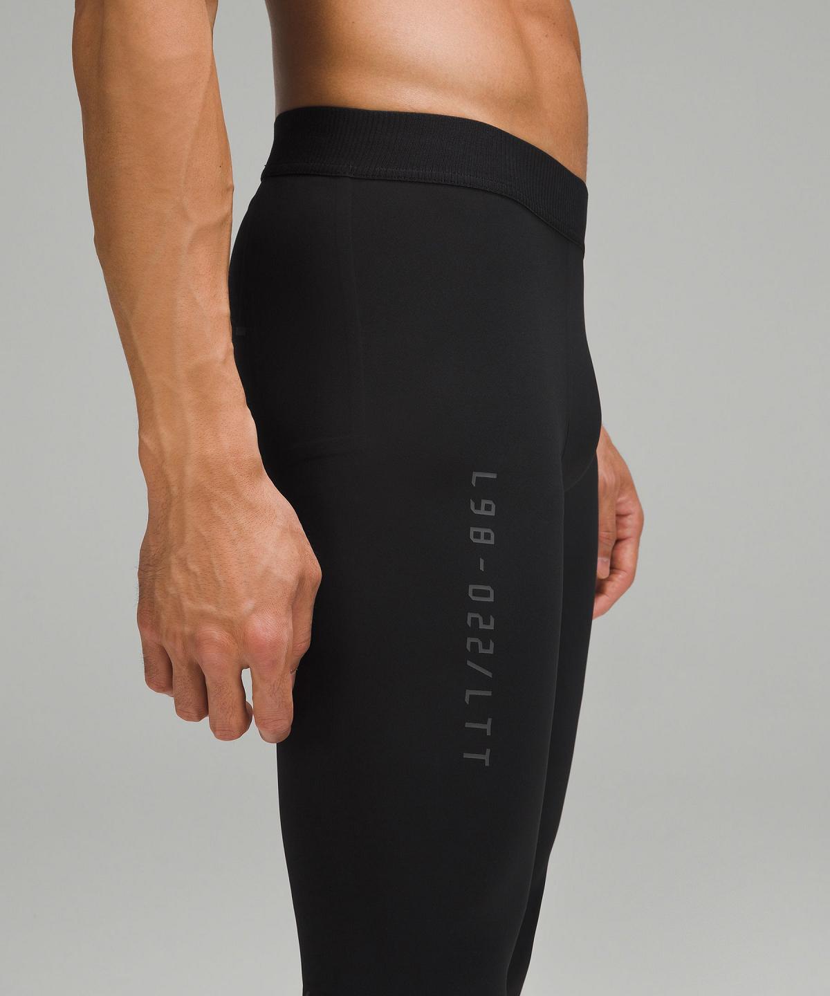 Pantalon Lululemon License to Train Tight 27" Homme Noir | FR_LuLu10910