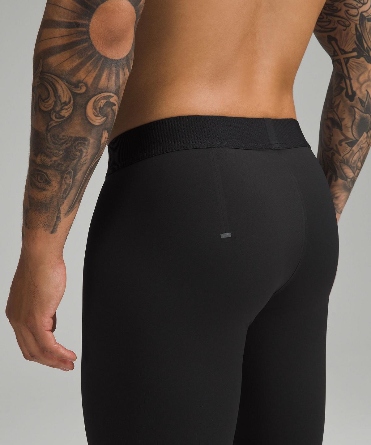 Pantalon Lululemon License to Train Tight 27" Homme Noir | FR_LuLu43259