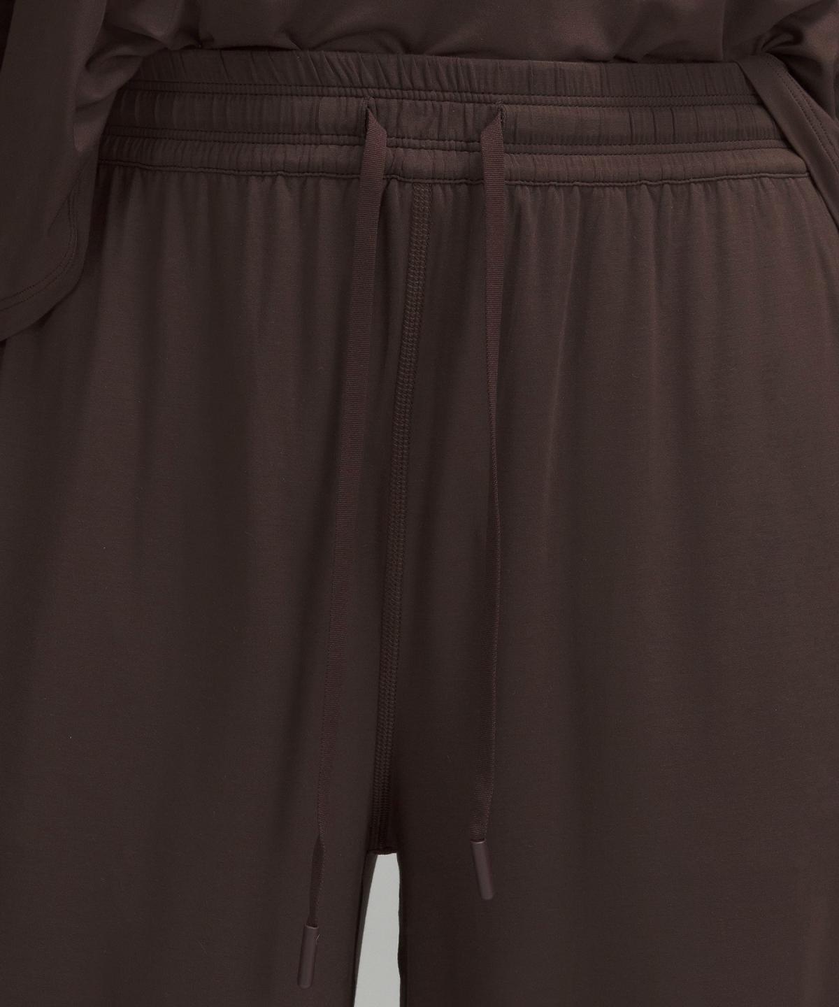 Pantalon Lululemon Modal High-Rise Wide-Leg Lounge Femme Cafe | FR_LuLu44292