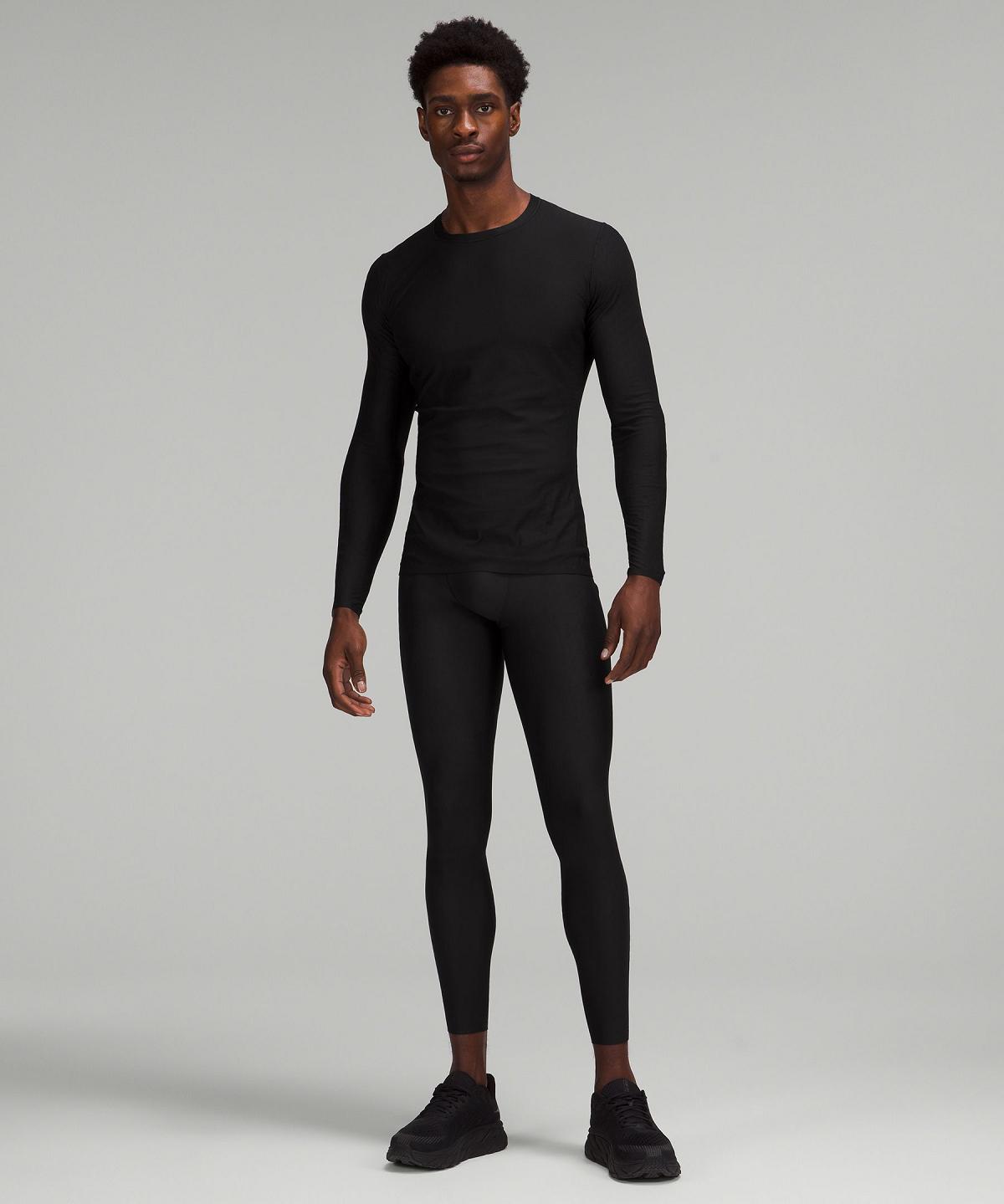 Pantalon Lululemon SenseKnit Running High-Rise Tight 28" Homme Noir | FR_LuLu61964