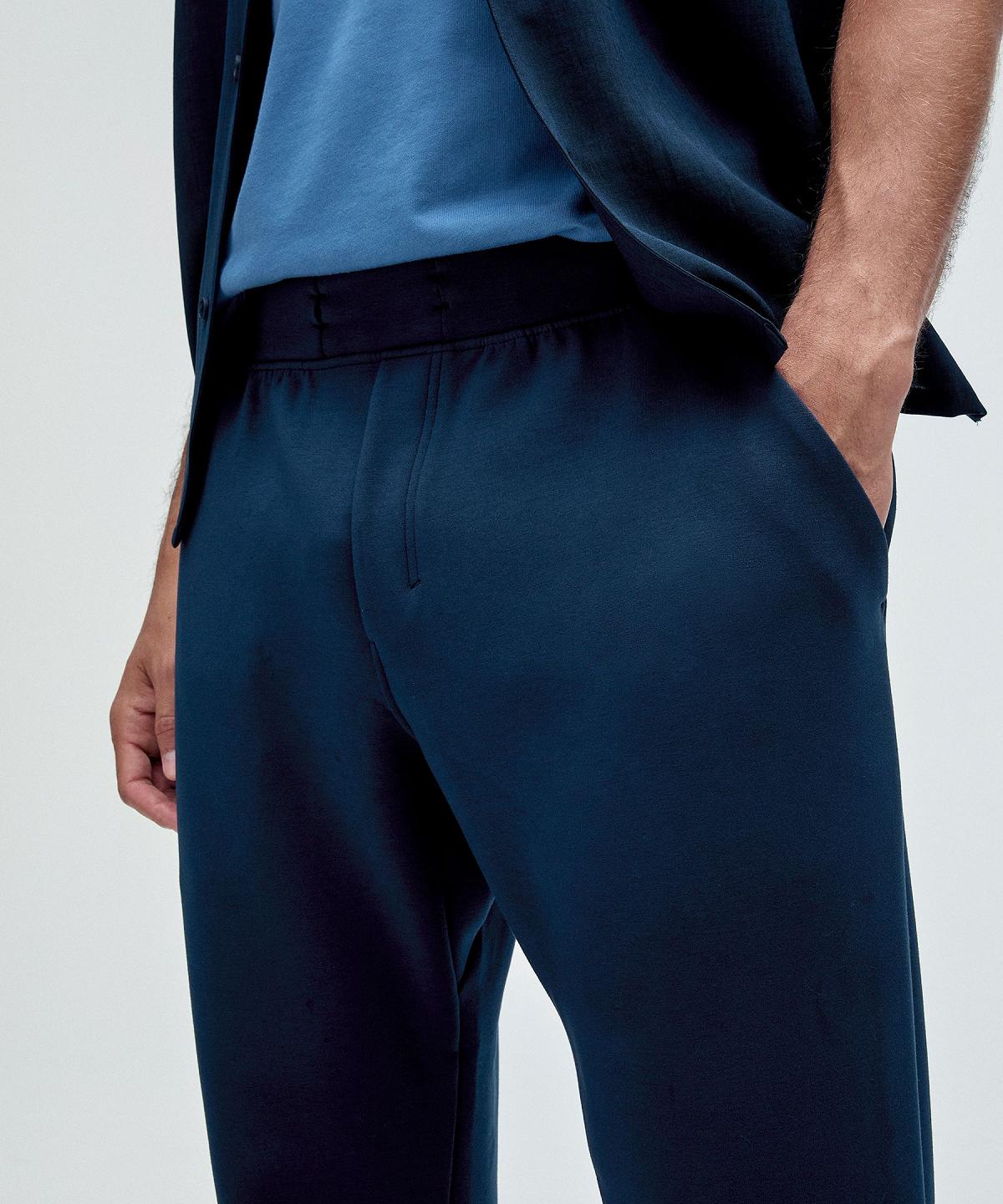 Pantalon Lululemon Smooth Spacer Homme Bleu Marine | FR_LuLu29047