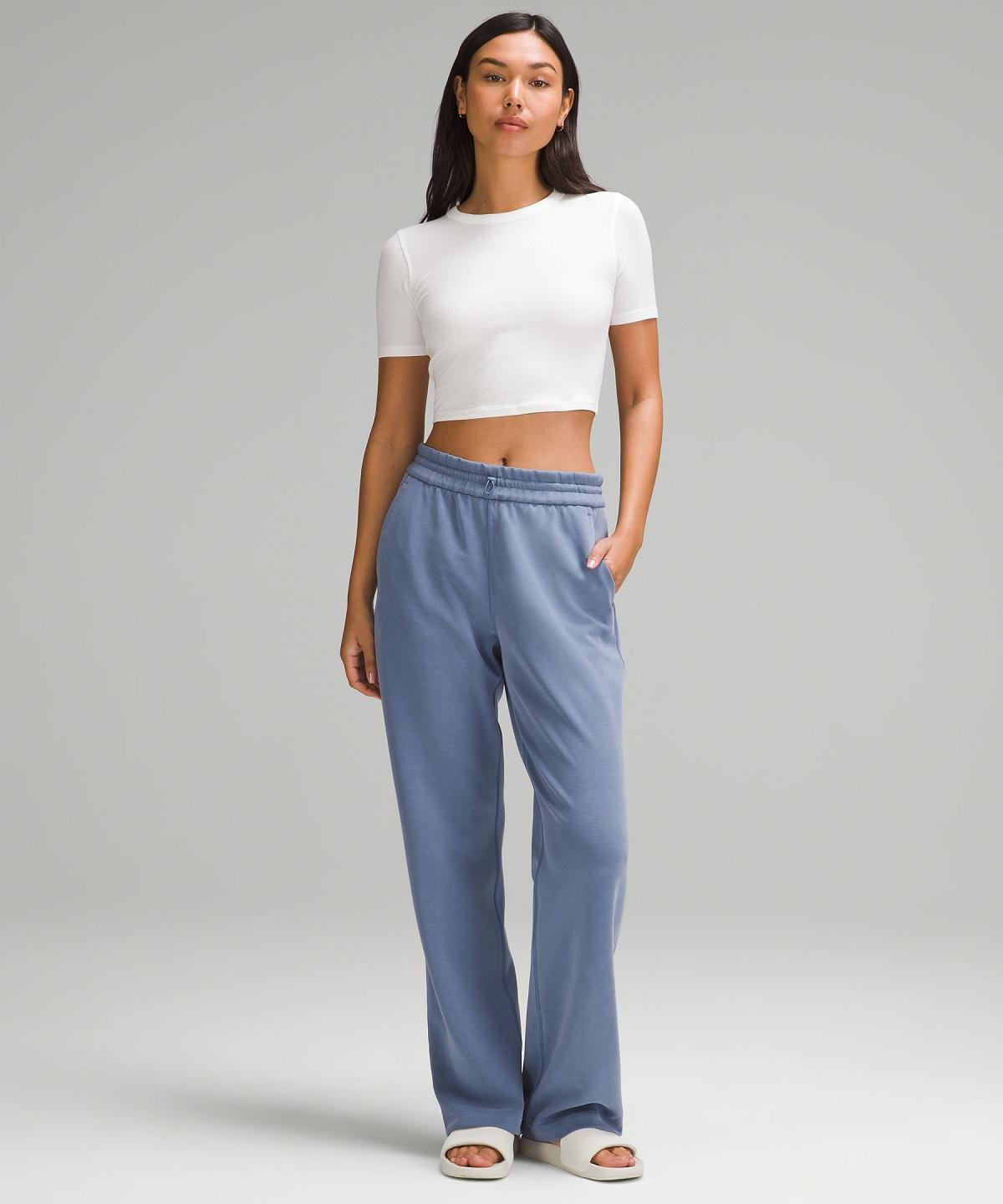 Pantalon Lululemon Softstreme High-Rise Femme Bleu | FR_LuLu16006