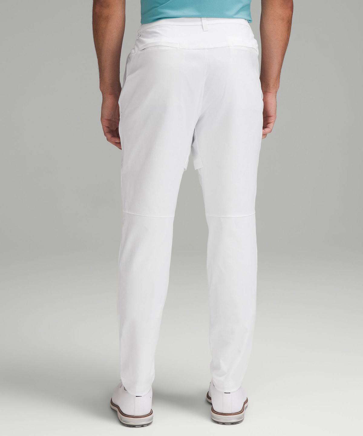 Pantalon Lululemon Stretch Nylon Classic-Tapered Golf 32" Homme Blanche | FR_LuLu81162