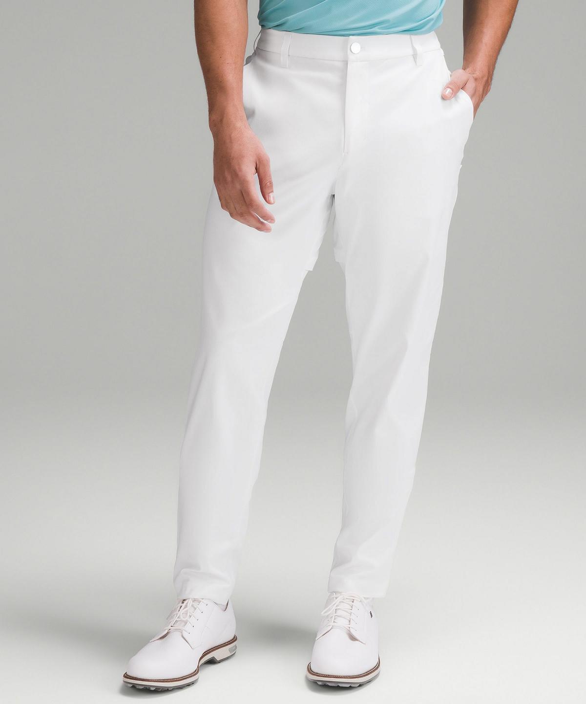 Pantalon Lululemon Stretch Nylon Classic-Tapered Golf 32" Homme Blanche | FR_LuLu81162