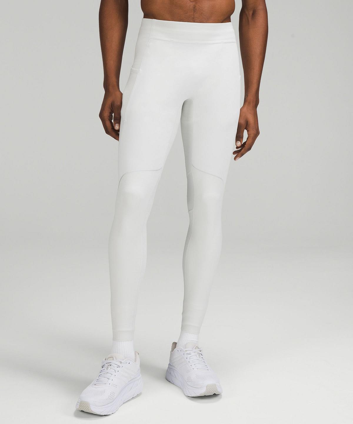 Pantalon Lululemon Surge Warm Tight 29" Homme Blanche | FR_LuLu90480