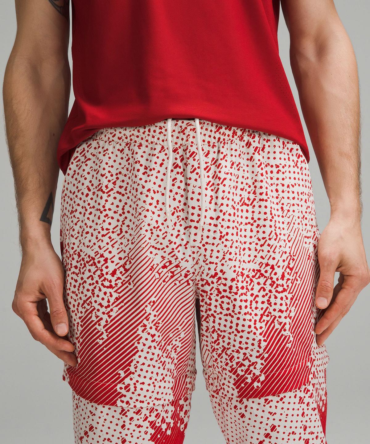 Pantalon Lululemon Team Canada Convertible  Homme Blanche Rouge | FR_LuLu34639