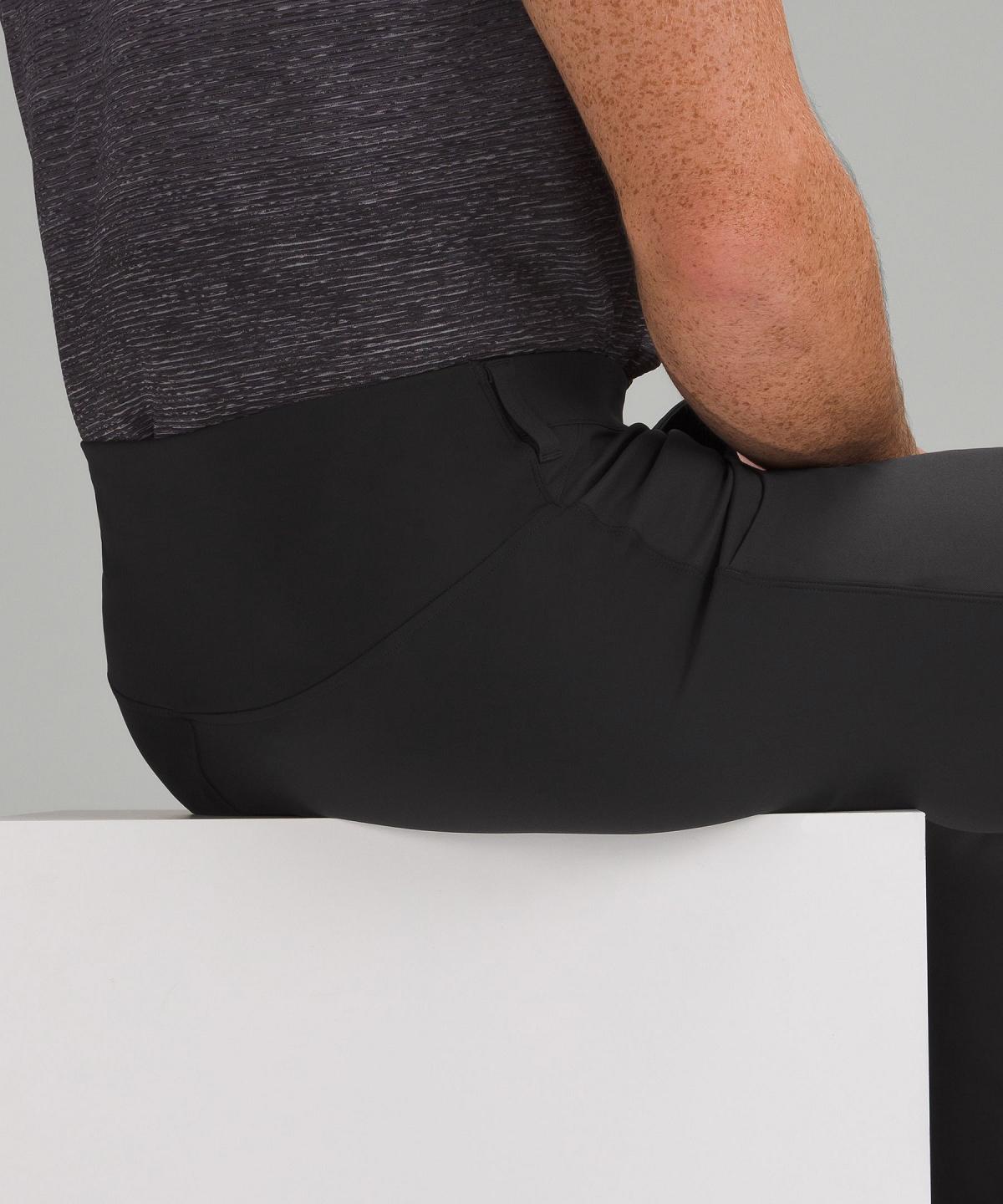 Pantalon Lululemon Team Canada Men's Seated-Fit High-Rise Carpenter Homme Noir | FR_LuLu30348