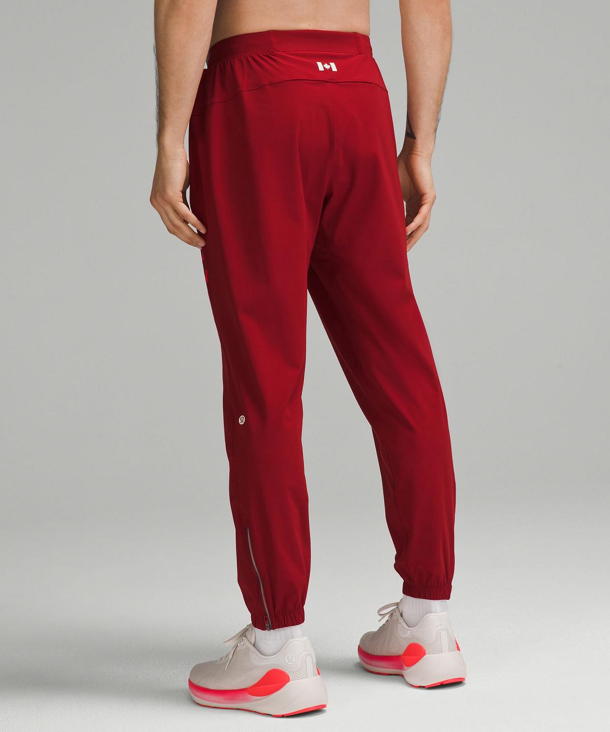 Pantalon Lululemon Team Canada Surge Homme Rouge Foncé | FR_LuLu80171