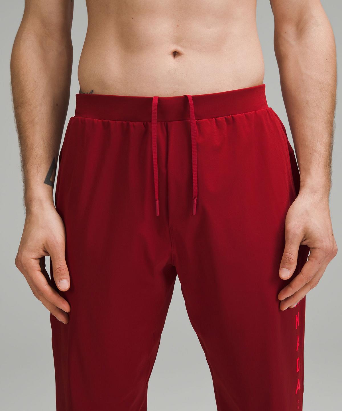 Pantalon Lululemon Team Canada Surge Homme Rouge Foncé | FR_LuLu80171