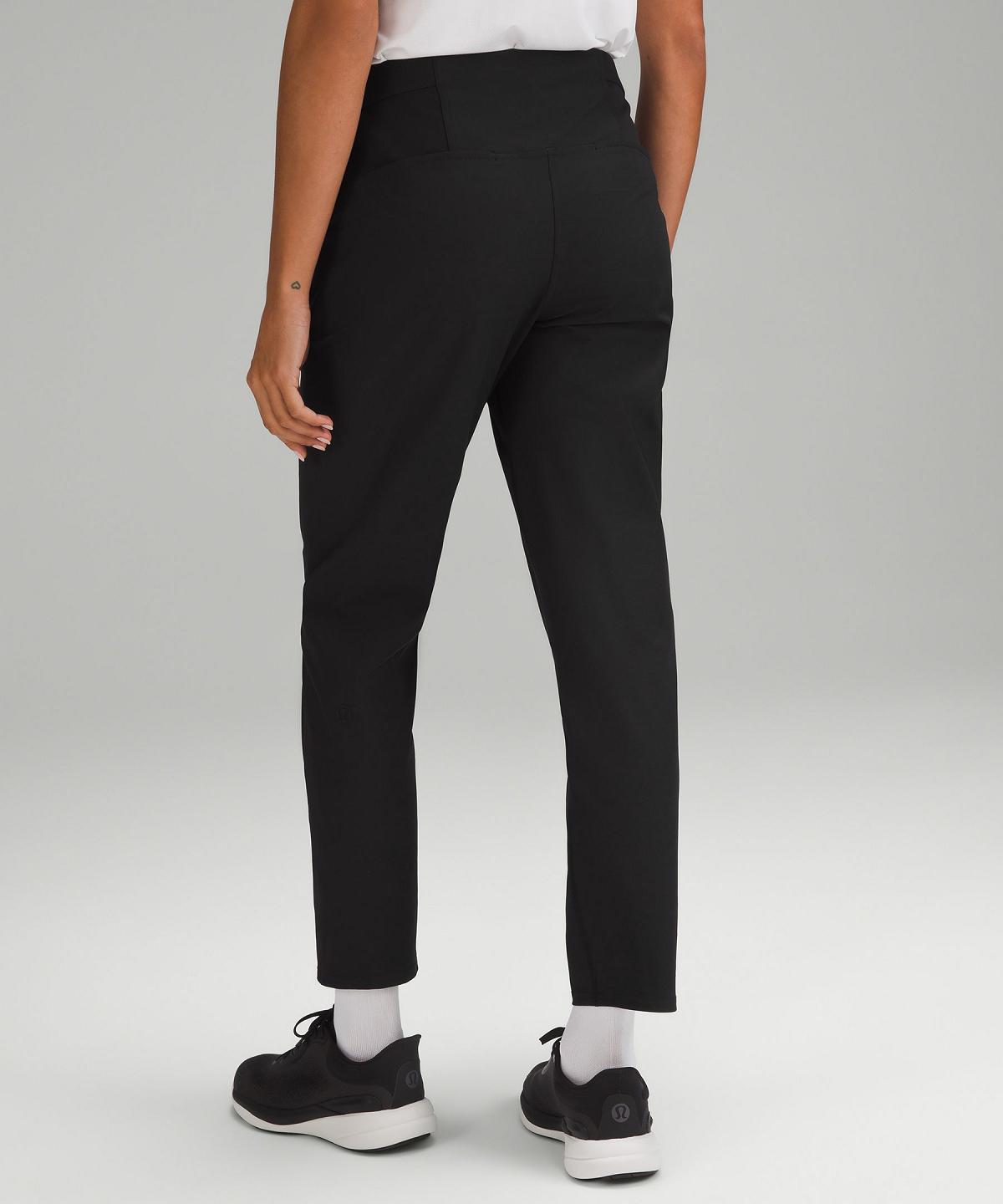 Pantalon Lululemon Warpstreme Multi-Pocket Mid-Rise Golf28" Femme Noir | FR_LuLu70852