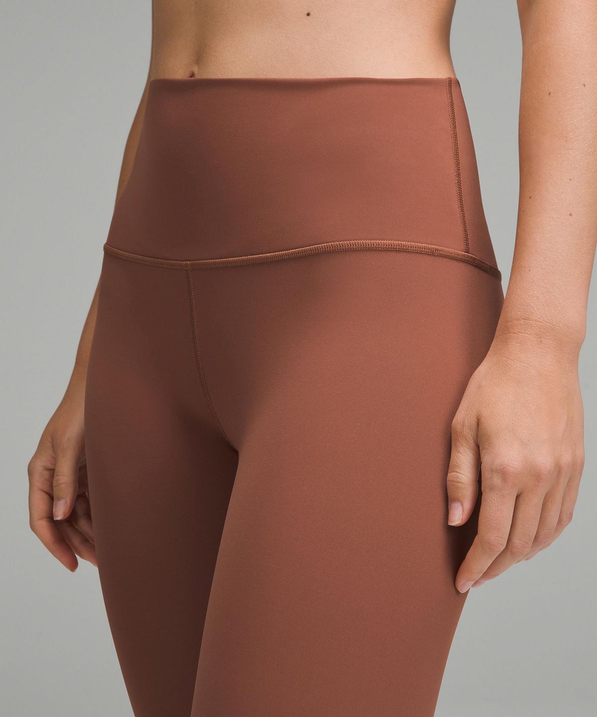 Pantalon Lululemon Wunder Under SmoothCover High-Rise Tight 25" Femme Cuivre | FR_LuLu64849