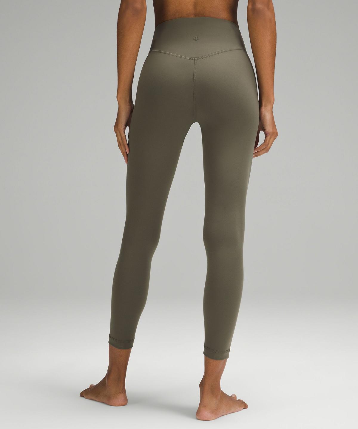 Pantalon Lululemon Wunder Under SmoothCover High-Rise Tight 25" Femme Vert | FR_LuLu14707