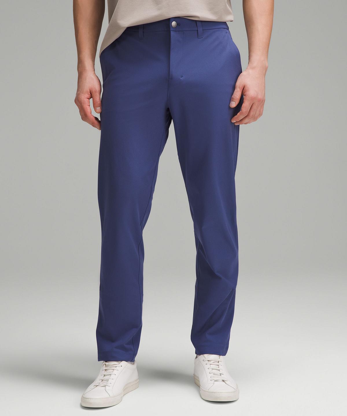 Pantalons Lululemon ABC Classic-Fit 30"L Homme Bleu | FR_LuLu54950