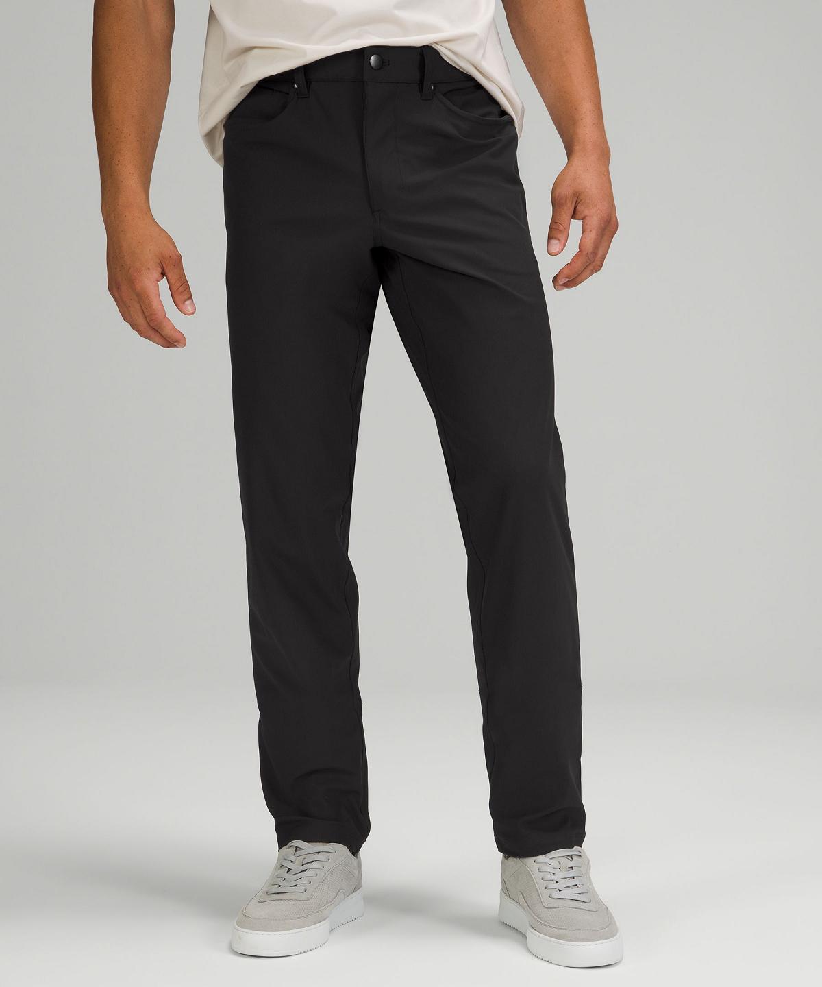 Pantalons Lululemon ABC Classic-Fit 5 Pocket 32"L Homme Noir | FR_LuLu88779