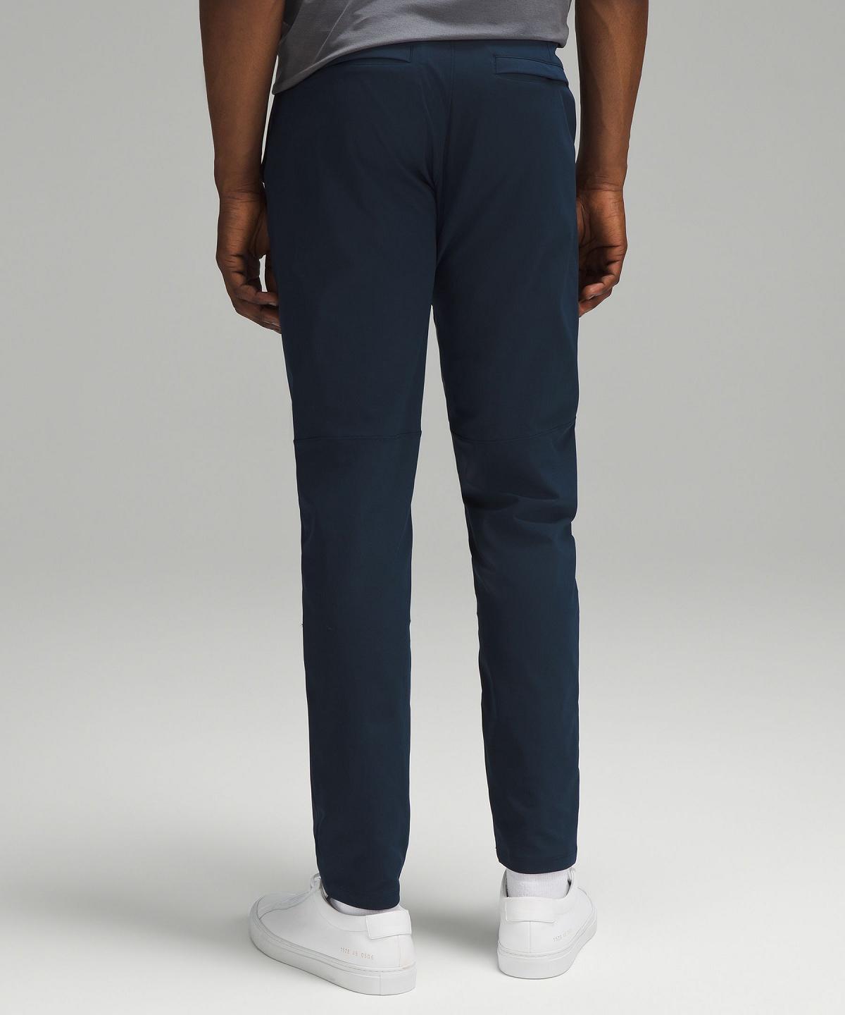 Pantalons Lululemon Commission Slim-Fit 34" Homme Bleu Marine | FR_LuLu15021