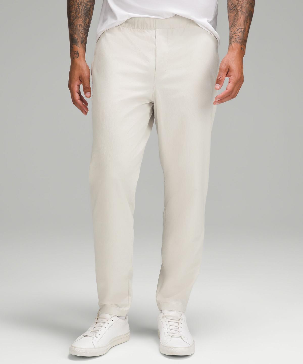 Pantalons Lululemon New Venture Homme Beige Blanche | FR_LuLu83419