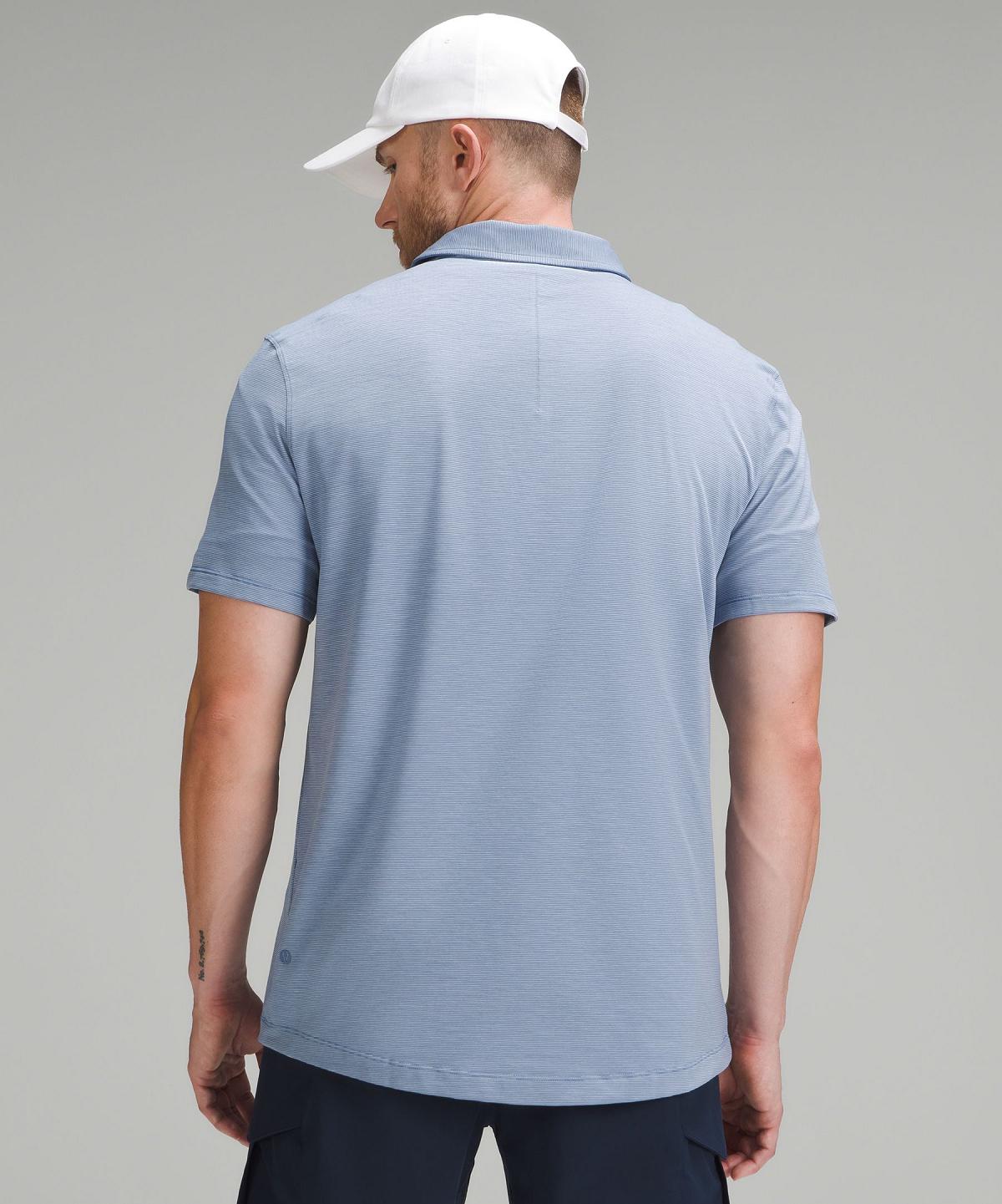 Polos Lululemon Evolution Short-Sleeve Homme Bleu | FR_LuLu13473