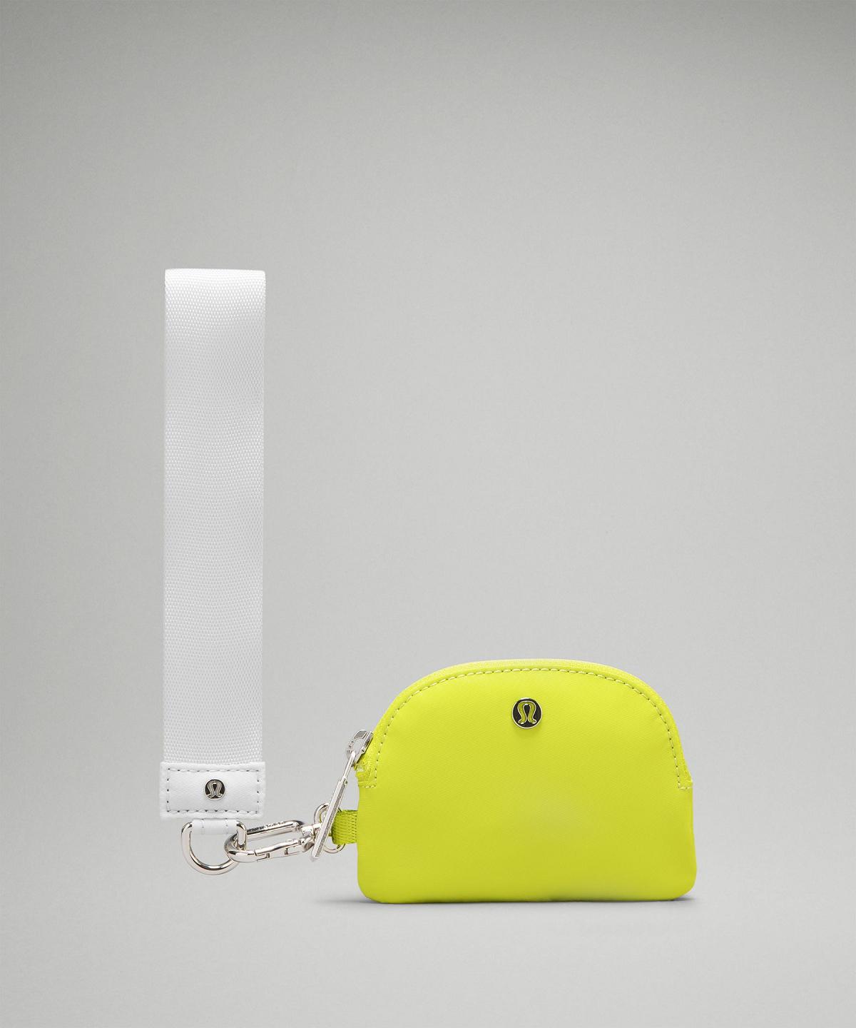 Portefeuilles Et Pochettes Lululemon Dual Pouch Wristlet Bag Jaune Blanche | FR_LuLu79277