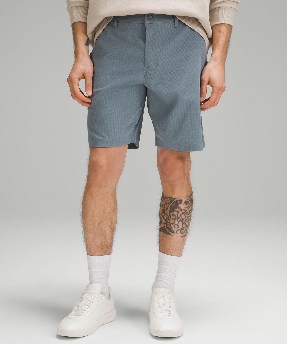 Short Lululemon ABC Classic-Fit 9" Homme Bleu | FR_LuLu29193