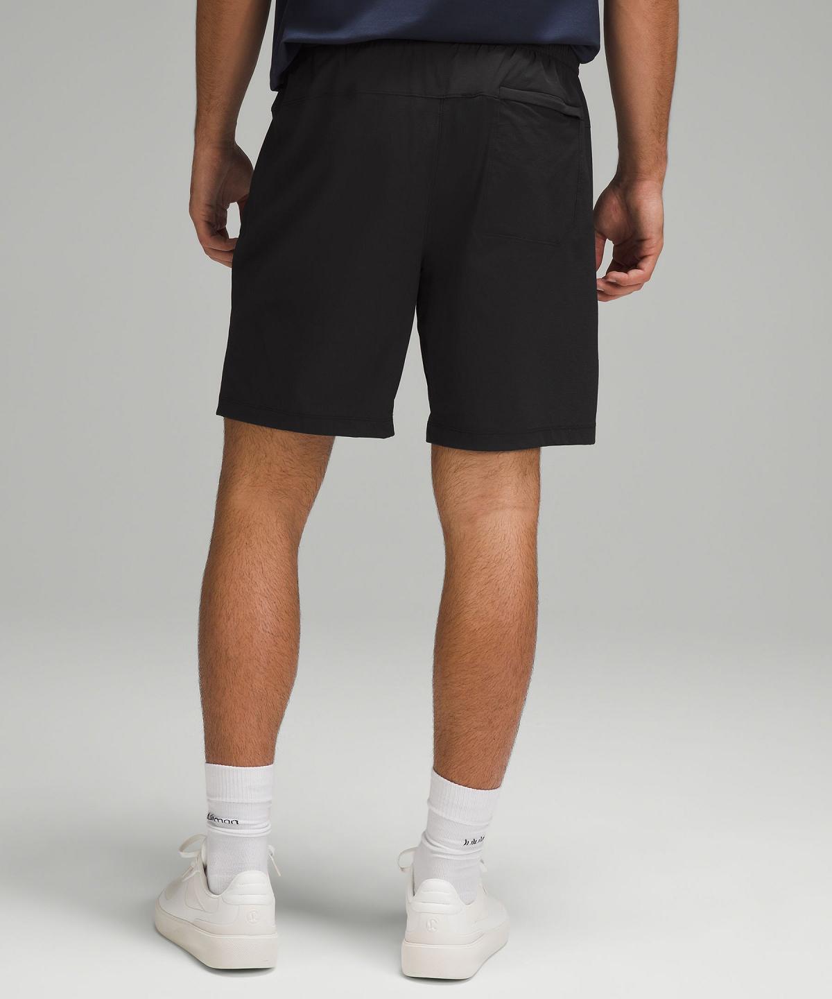 Short Lululemon Bowline 8" Homme Noir | FR_LuLu64934