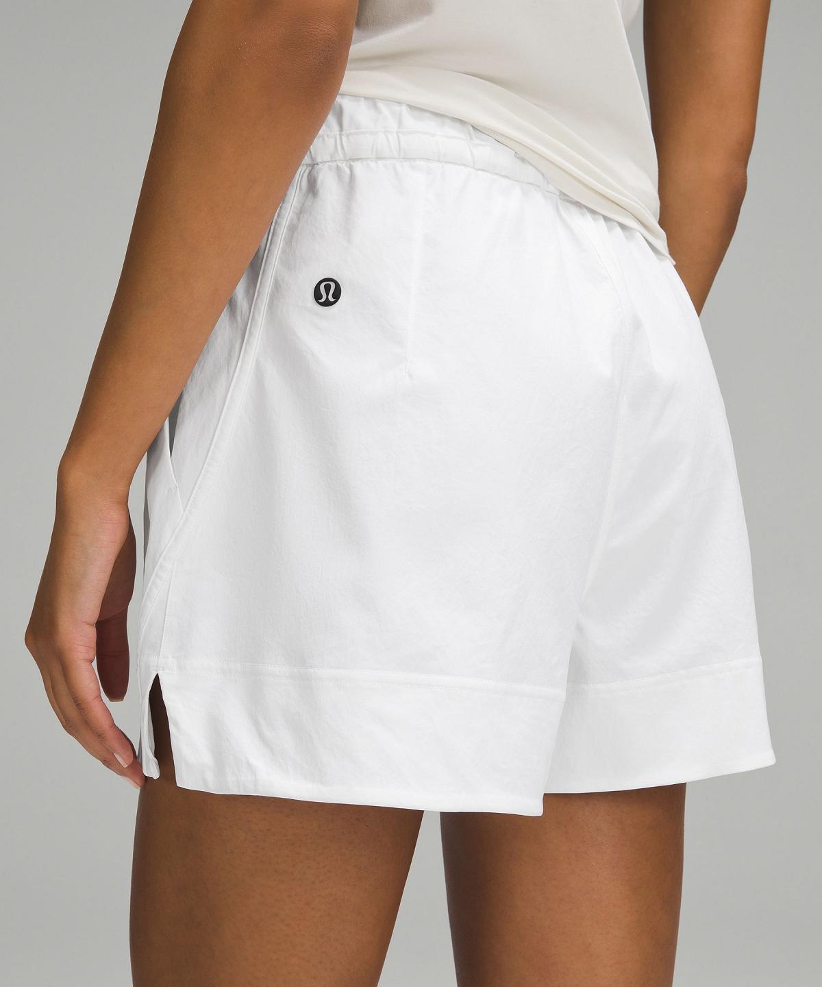 Short Lululemon Cinchable Waist High-Rise Woven 3.5" Femme Blanche | FR_LuLu27439