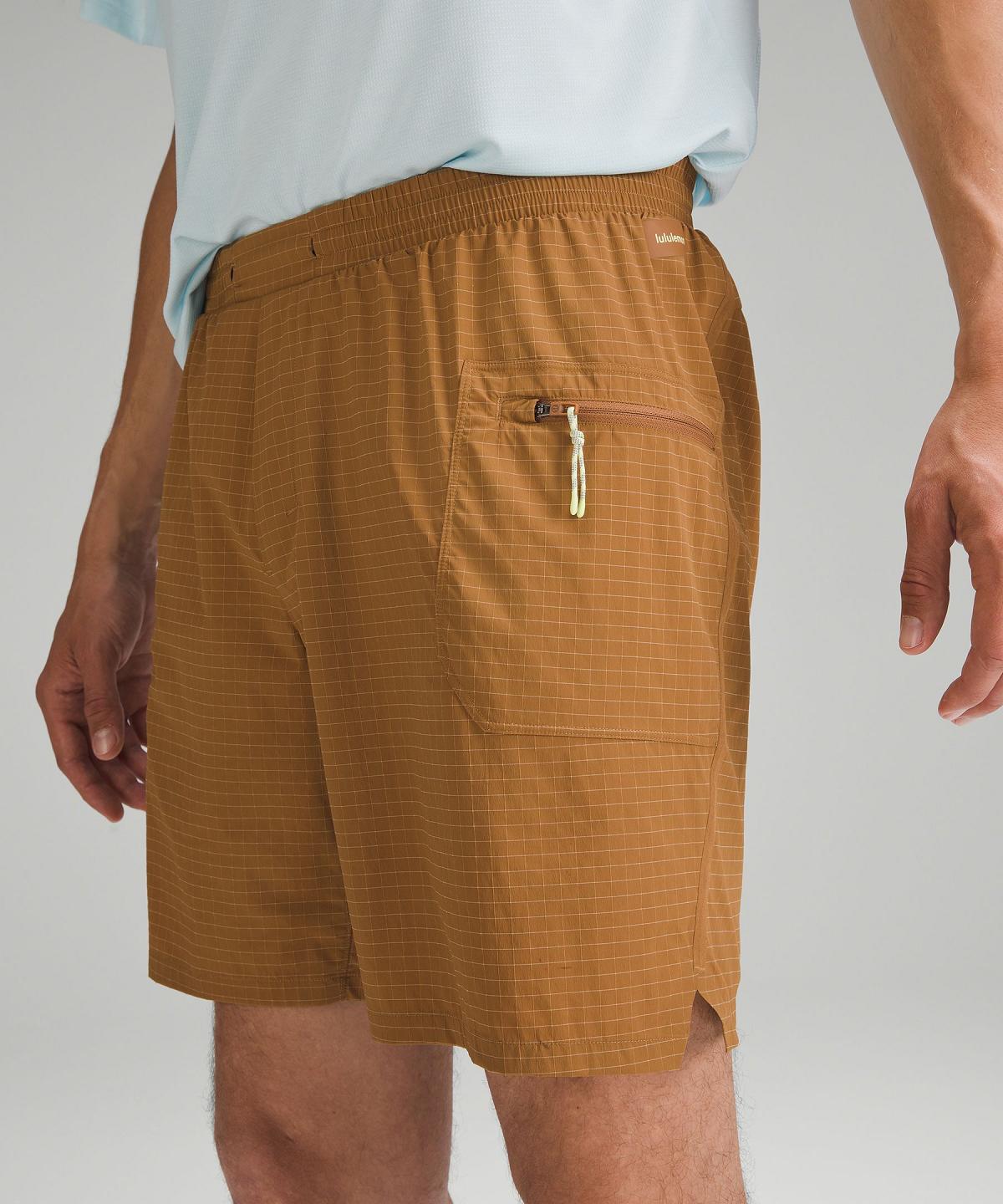 Short Lululemon Hike to Swim Ripstop 8" Homme Beige | FR_LuLu41491