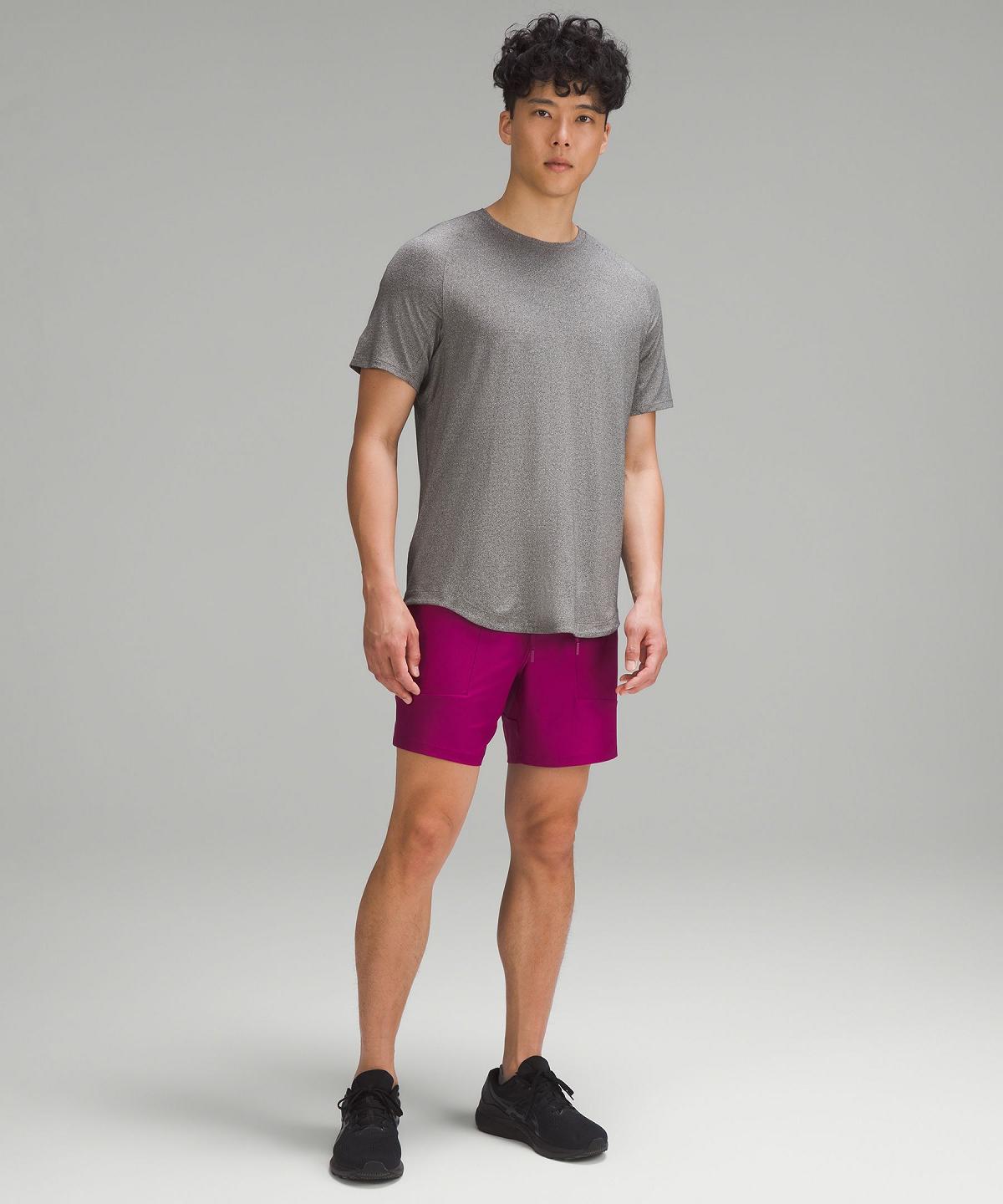 Short Lululemon License to Train Linerless 7" Homme Violette | FR_LuLu61909