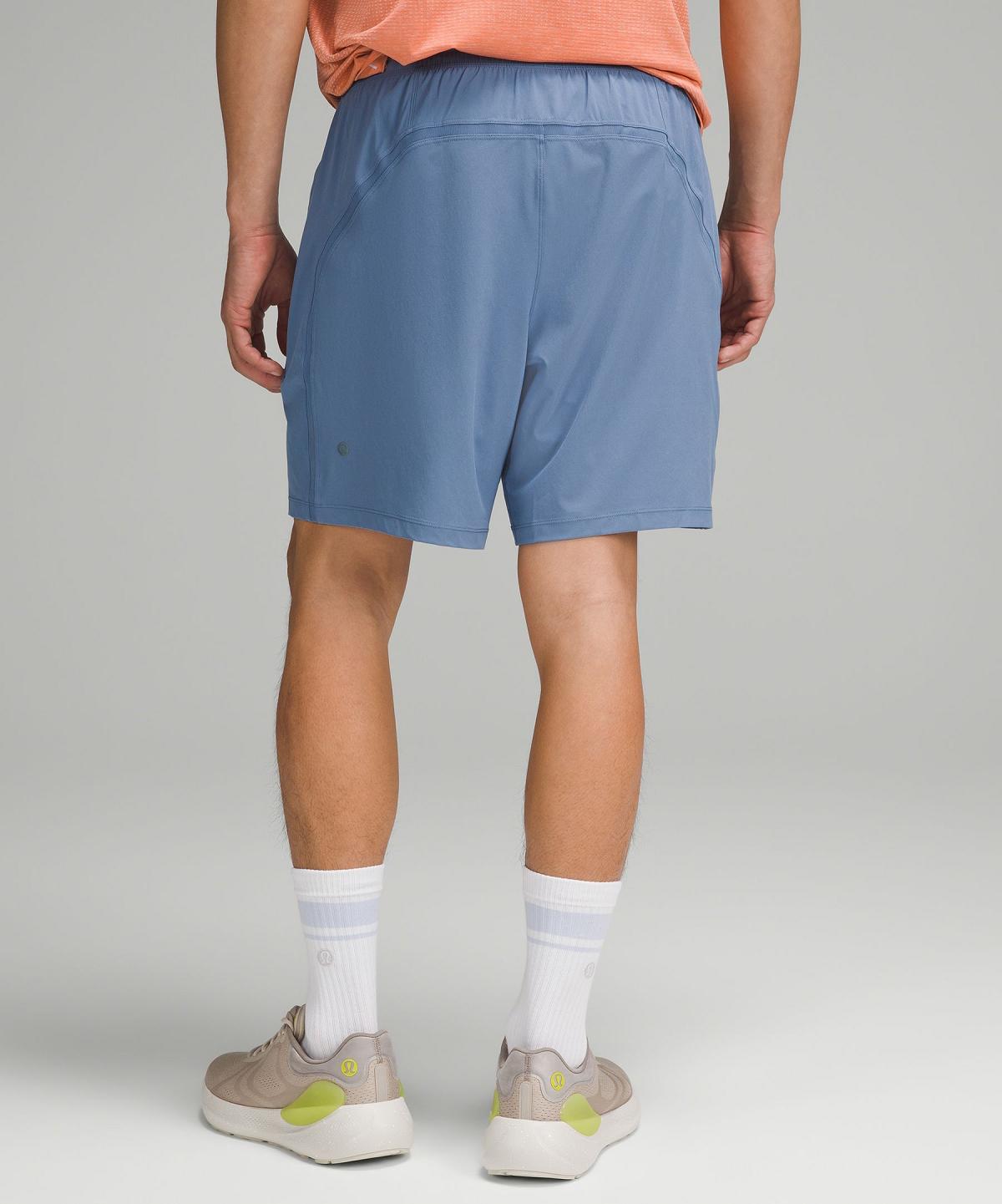 Short Lululemon Pace Breaker Lined 7" Homme Bleu | FR_LuLu28756