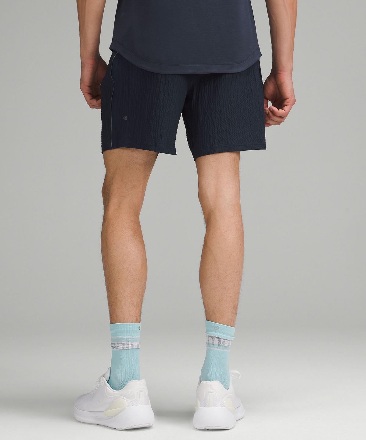 Short Lululemon Pace Breaker Linerless Utility 7" Homme Bleu Marine | FR_LuLu25750