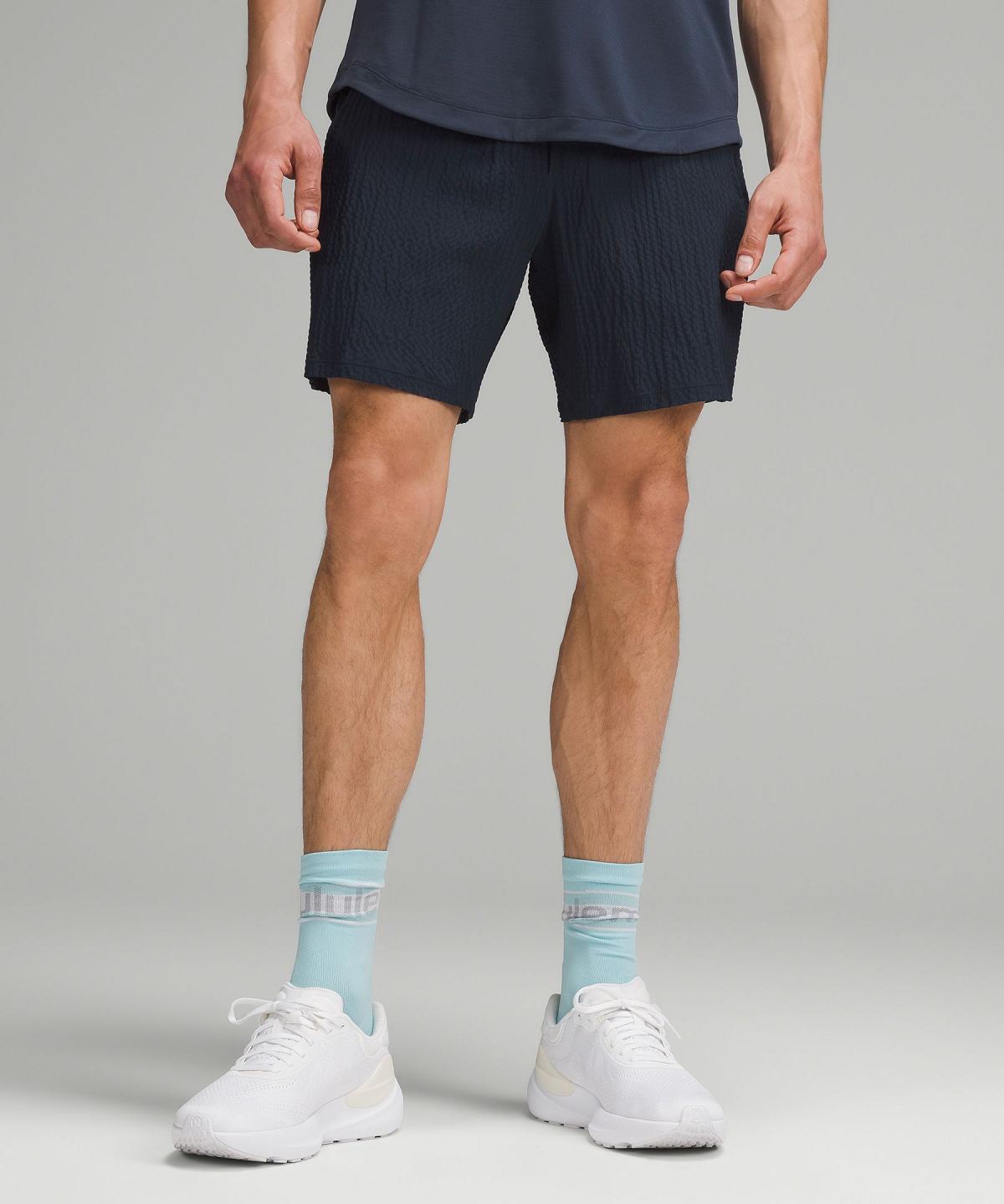 Short Lululemon Pace Breaker Linerless Utility 7" Homme Bleu Marine | FR_LuLu25750