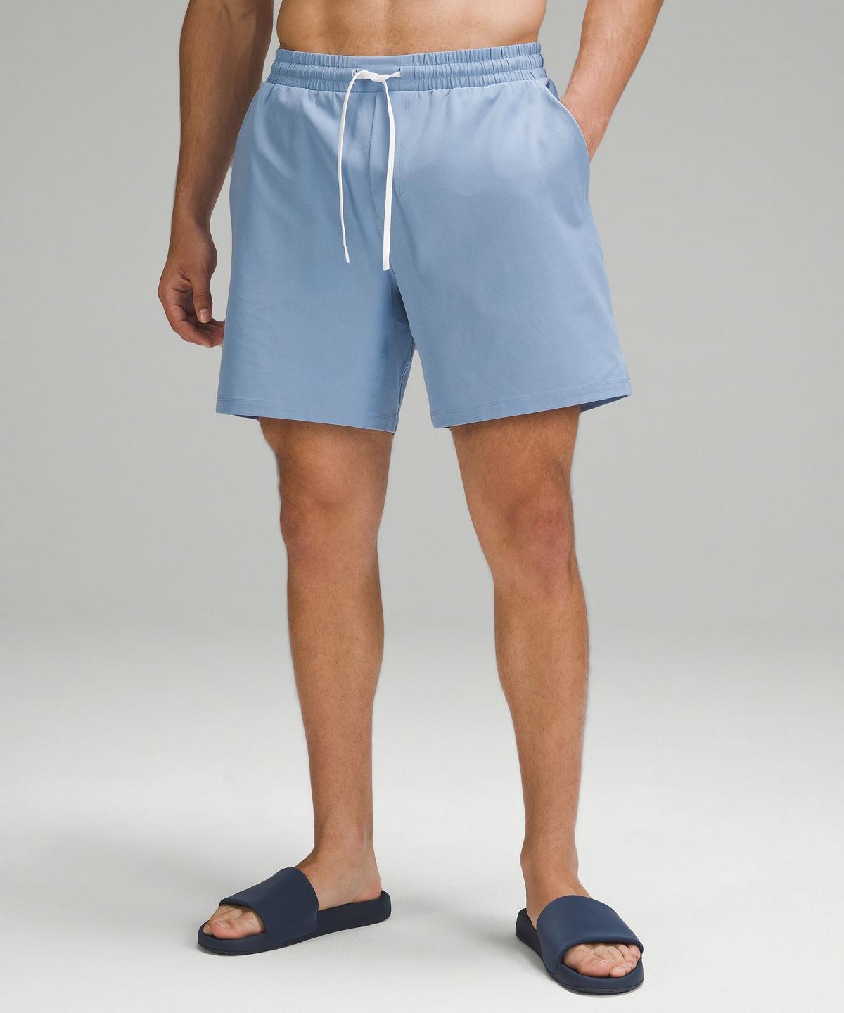 Short Lululemon Pool 7" Homme Bleu | FR_LuLu92620