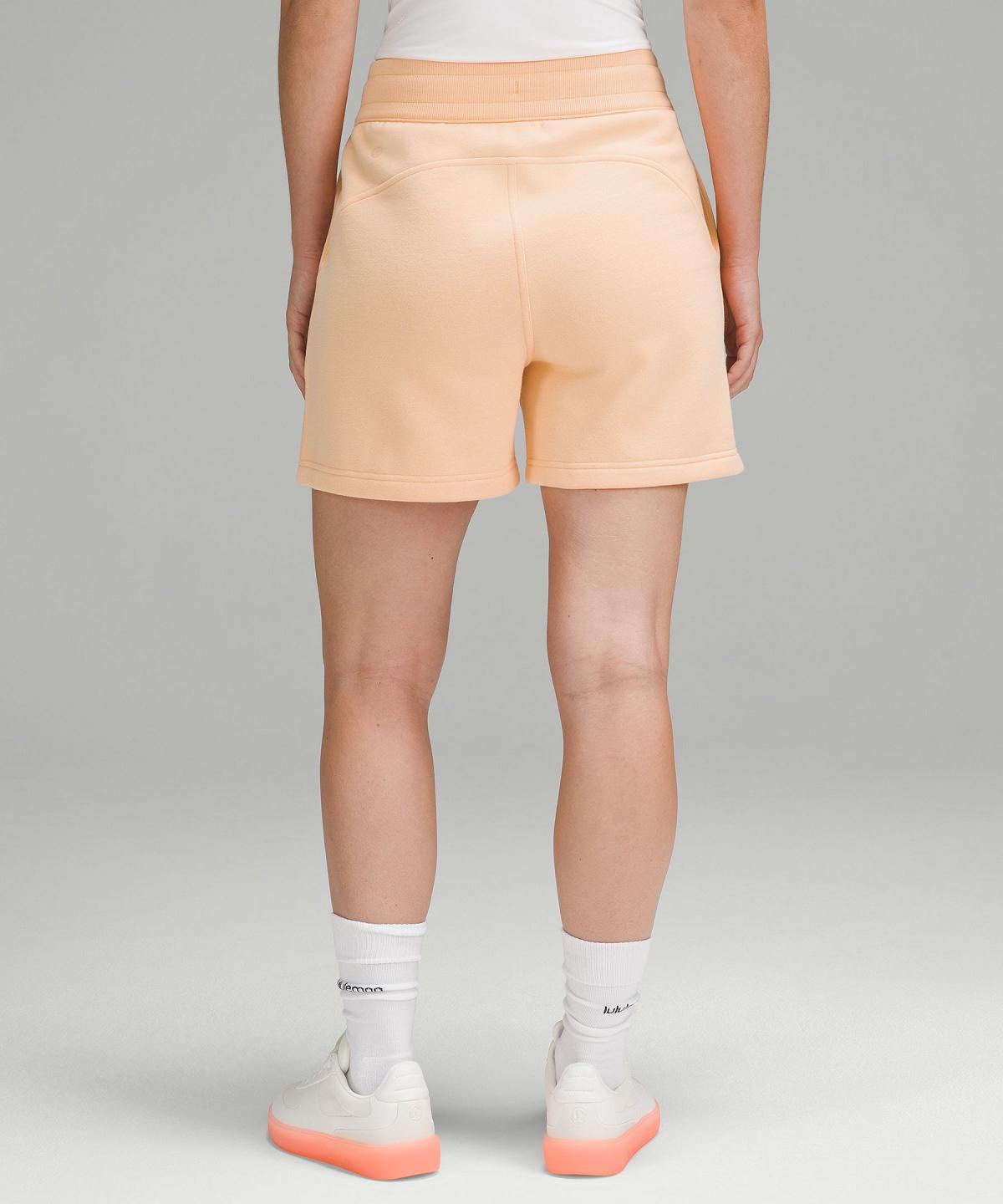 Short Lululemon Scuba High-Rise 5" Femme Corail | FR_LuLu28961