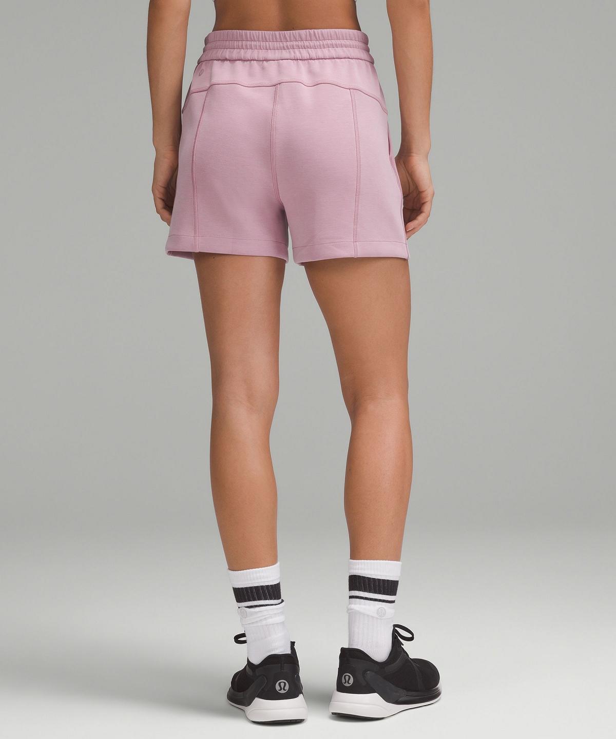 Short Lululemon Softstreme High-Rise 4" Femme Rose Rose | FR_LuLu81458