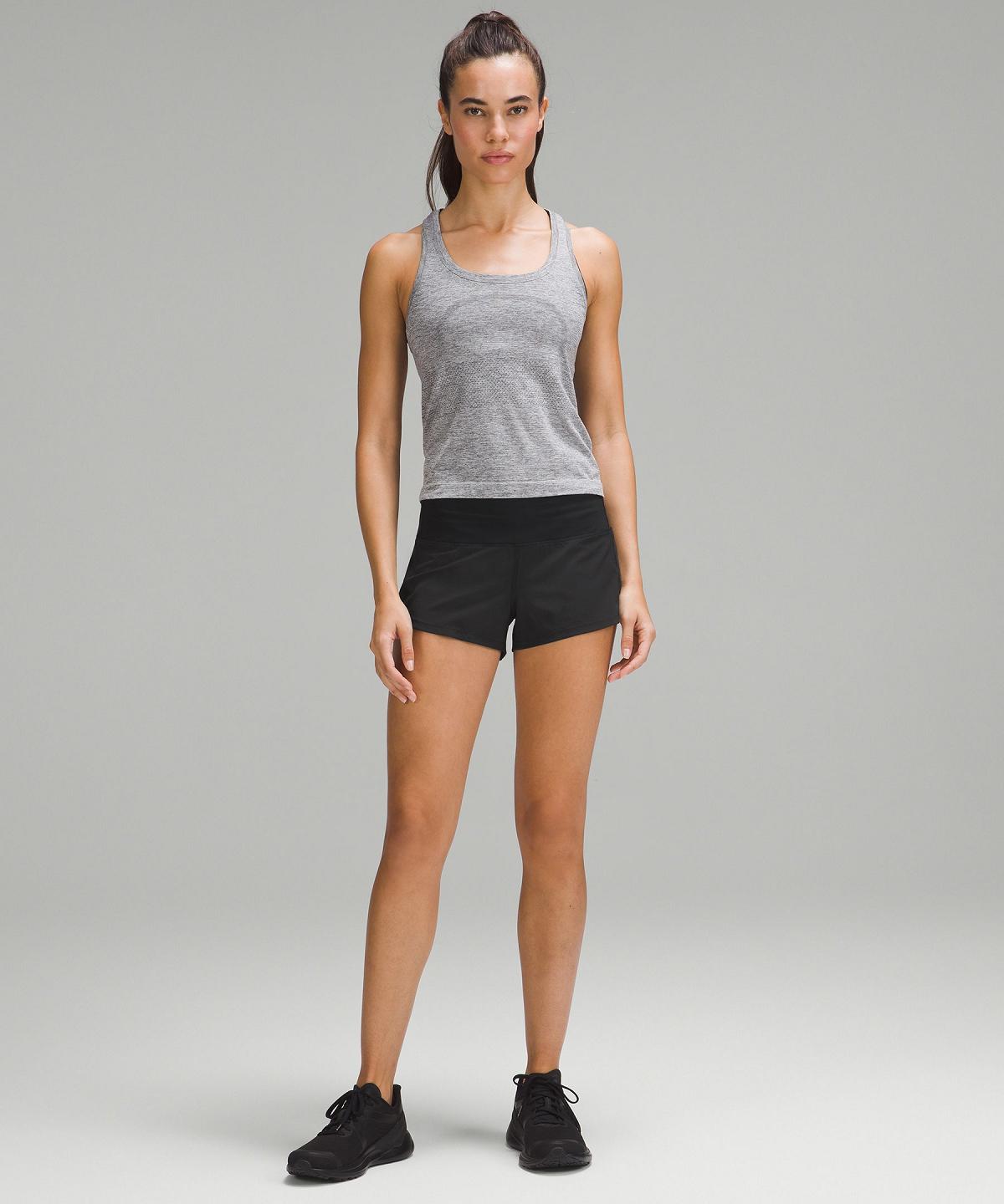 Short Lululemon Speed Up Low-Rise Lined 2.5" Femme Noir | FR_LuLu21786