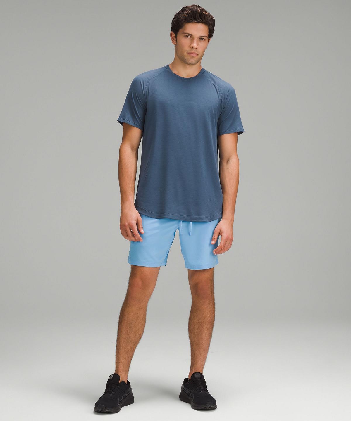 Short Lululemon T.H.E. Linerless 7" Homme Bleu | FR_LuLu35309