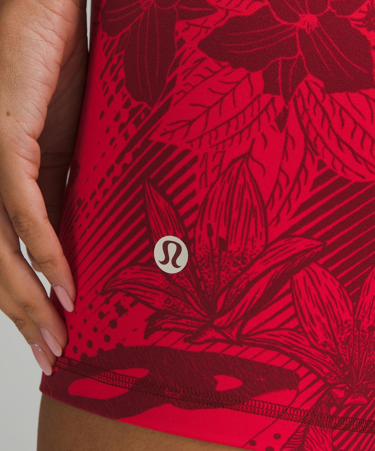 Short Lululemon Team Canada lululemon Align™ High-Rise 6" Femme Rouge Foncé | FR_LuLu51499