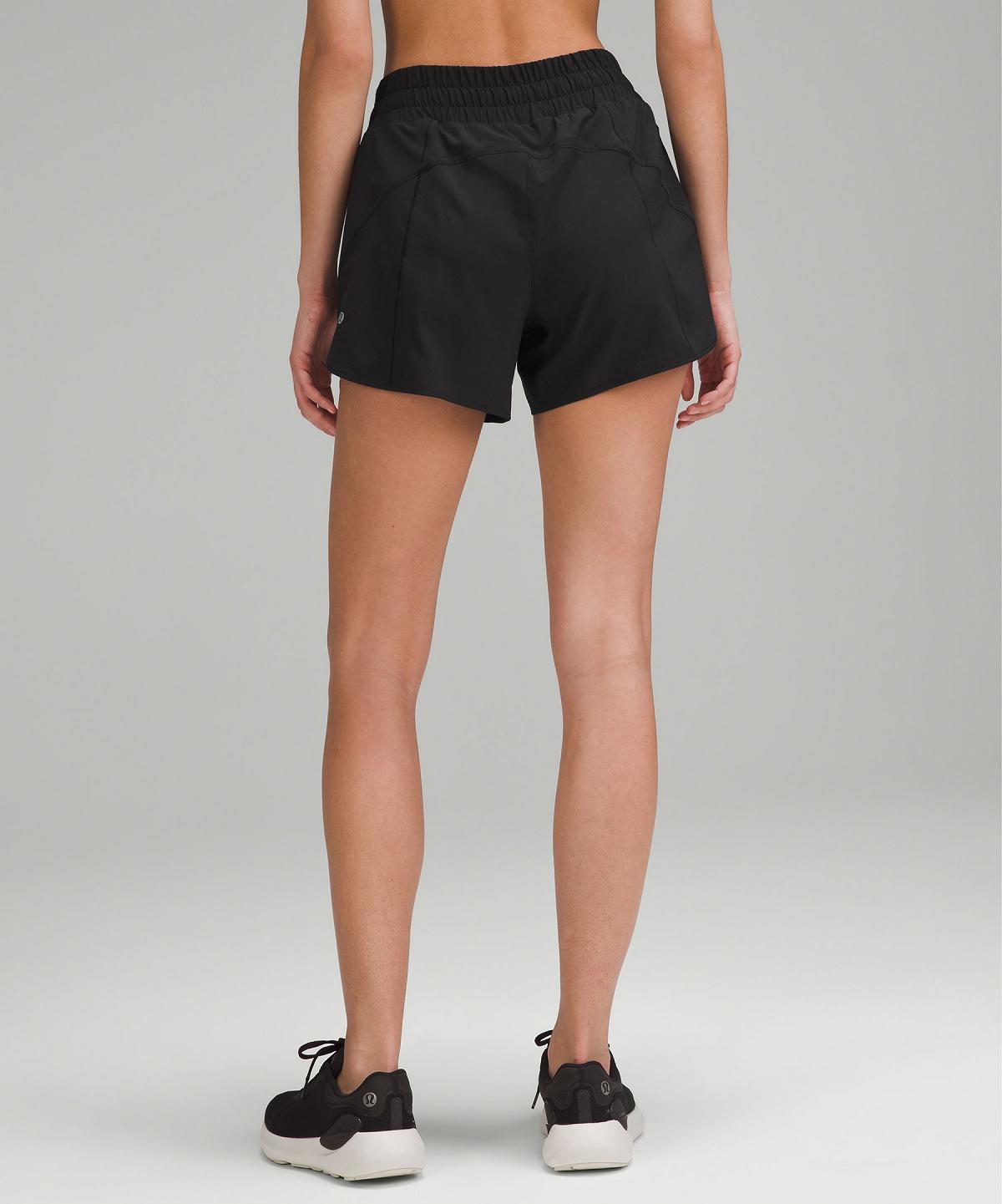 Short Lululemon Track That Mid-Rise Lined 5" Femme Noir | FR_LuLu46573