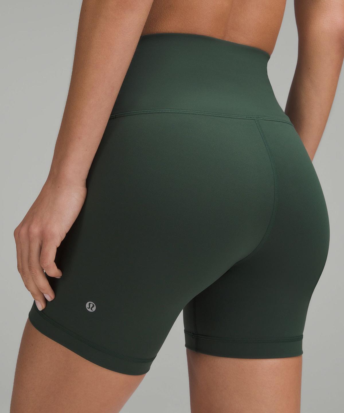 Short Lululemon Wunder Train High-Rise 6" Femme Vert | FR_LuLu23821