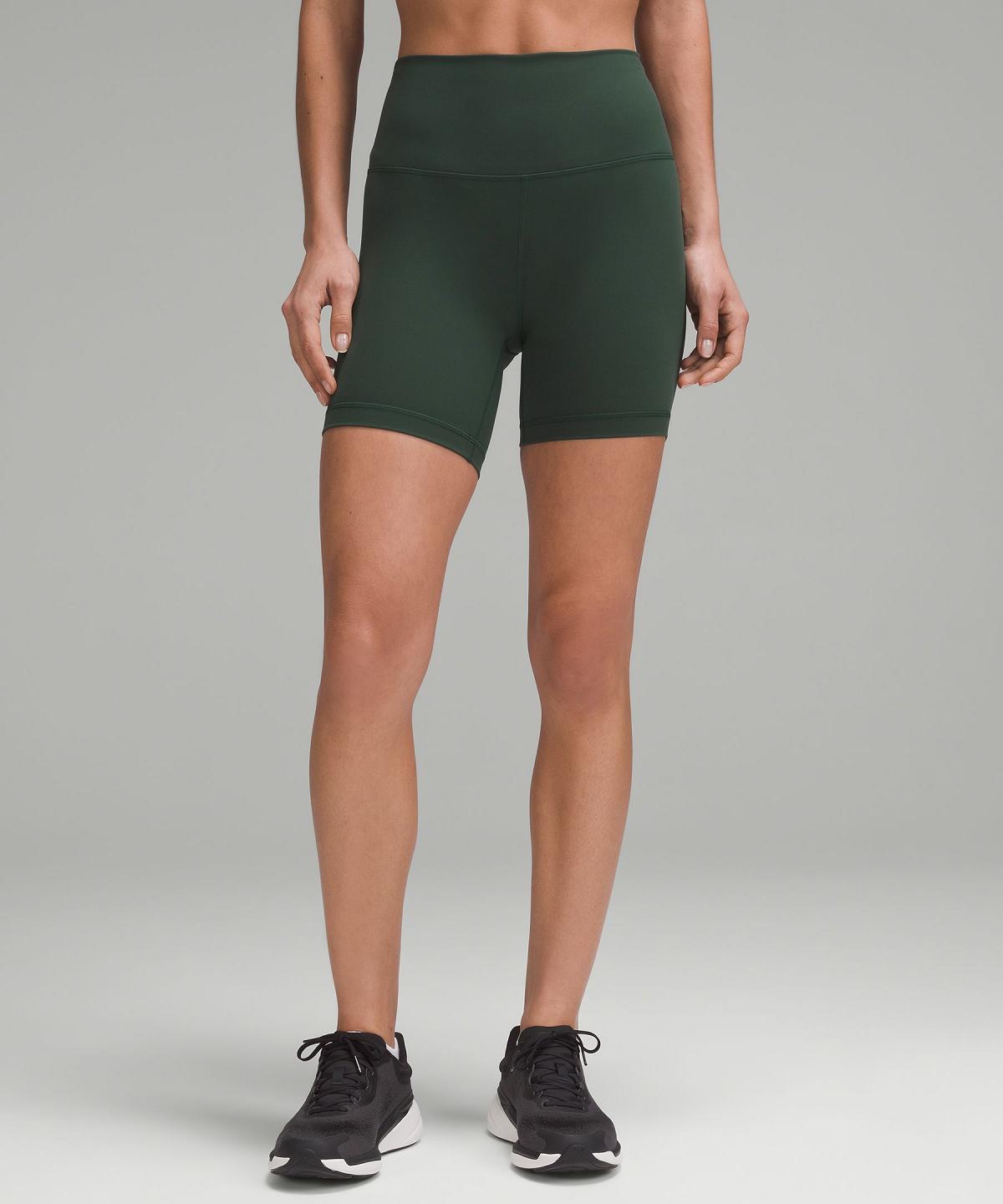 Short Lululemon Wunder Train High-Rise 6" Femme Vert | FR_LuLu23821