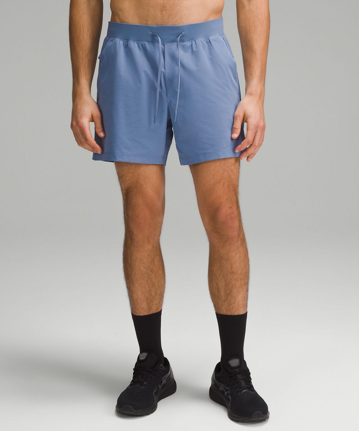 Short Lululemon Zeroed In Linerless 5" Homme Bleu | FR_LuLu99388