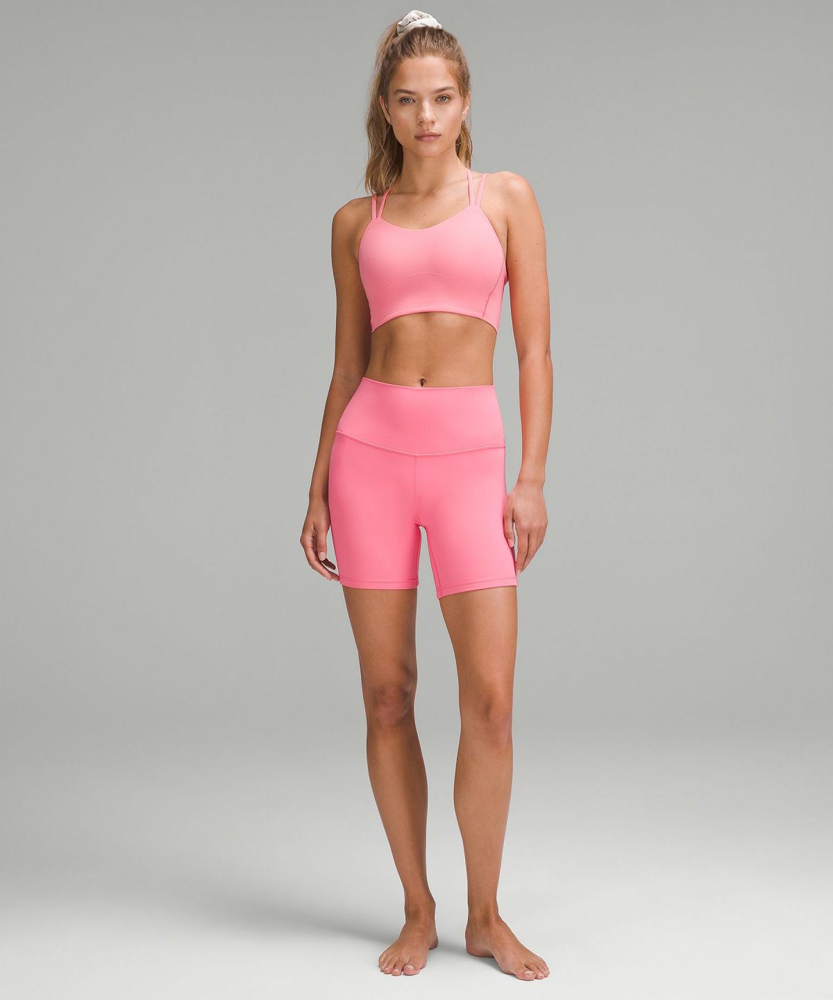 Short Lululemon lululemon Align™ High-Rise 6" Femme Rose | FR_LuLu98569