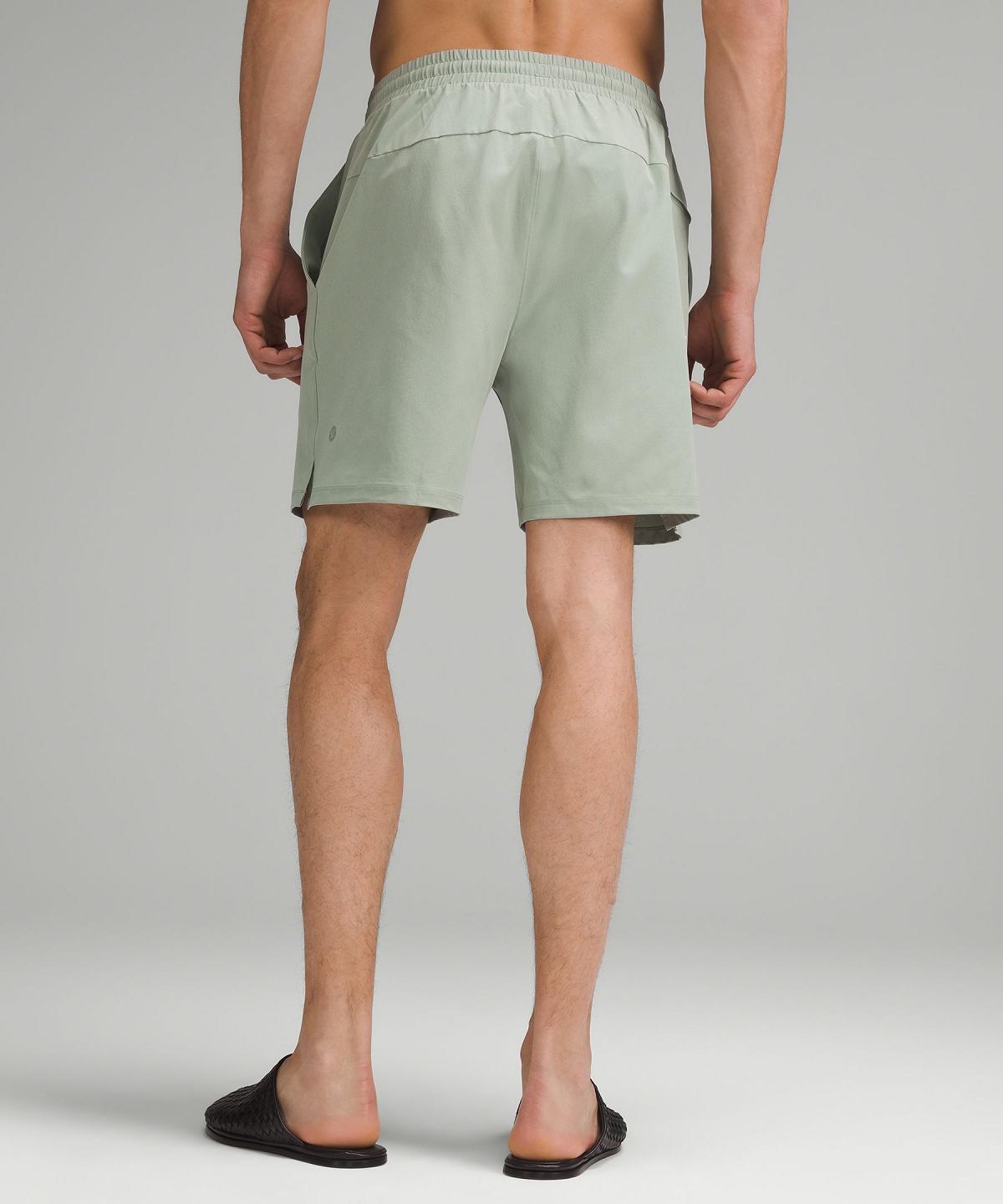 Slip de Bain Lululemon Pool Short 7" Homme Vert | FR_LuLu48505