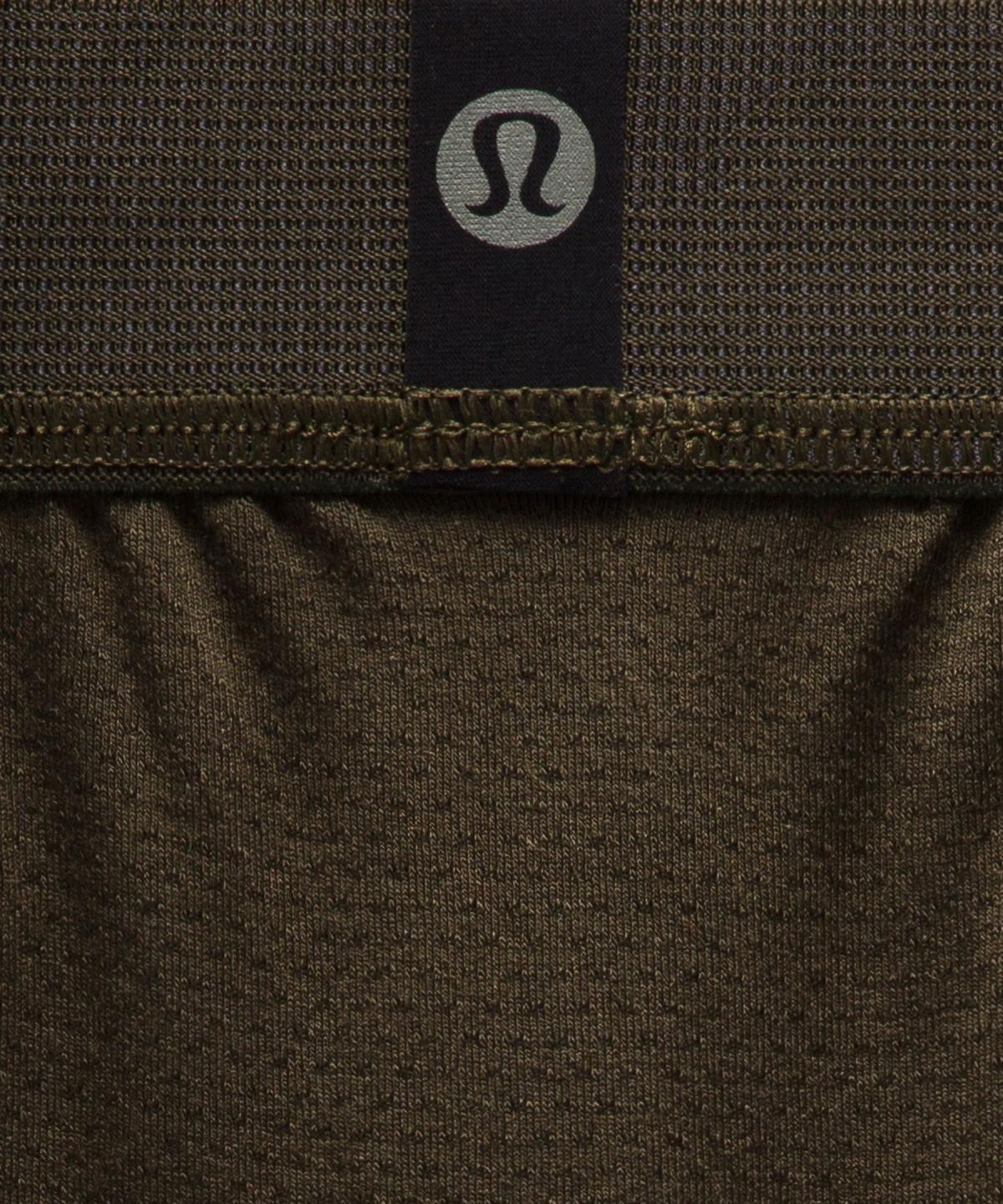 Sous Vêtement Lululemon Always In Motion Mesh Boxer 5" Homme Vert Olive Foncé | FR_LuLu78732