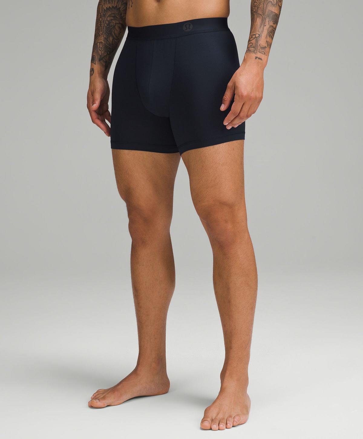 Sous Vêtement Lululemon Always In Motion Boxer 5" Homme Noir Marron Bleu Marine Bleu | FR_LuLu69840