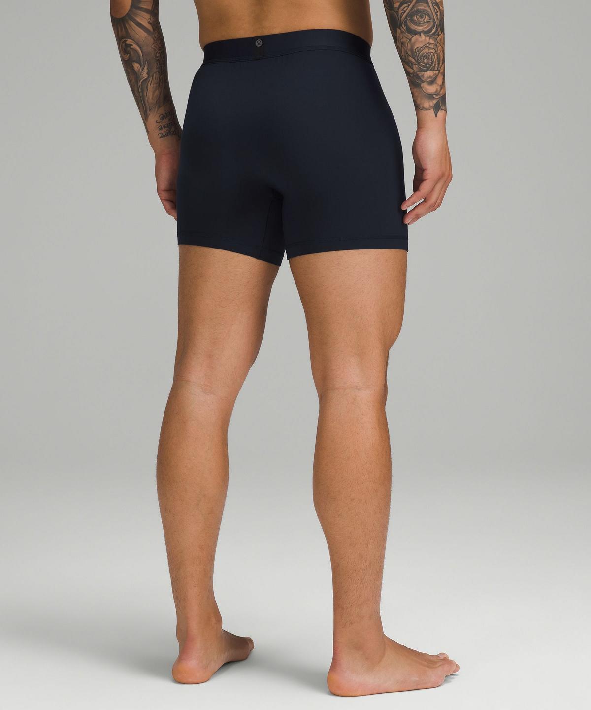 Sous Vêtement Lululemon Always In Motion Boxer 5" Homme Noir Marron Bleu Marine Bleu | FR_LuLu69840